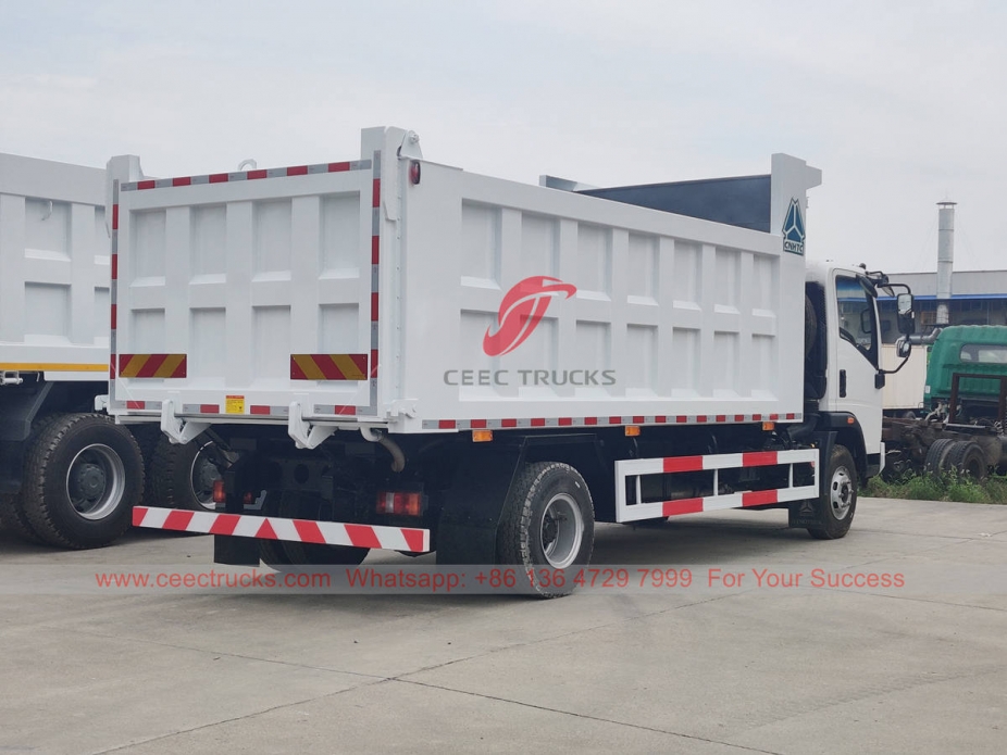 HOWO 6 wheeler tipper truck