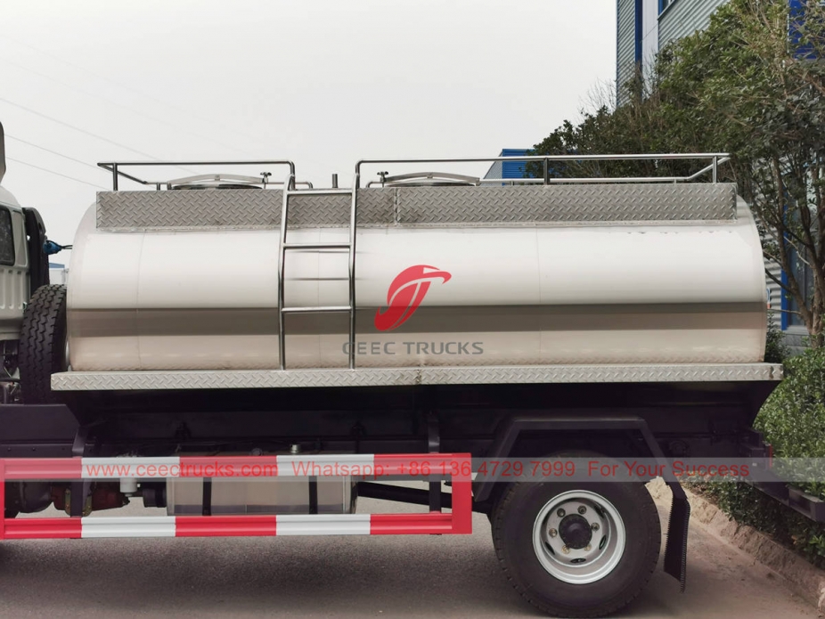 FOTON 4×2 stainless steel milk tanker