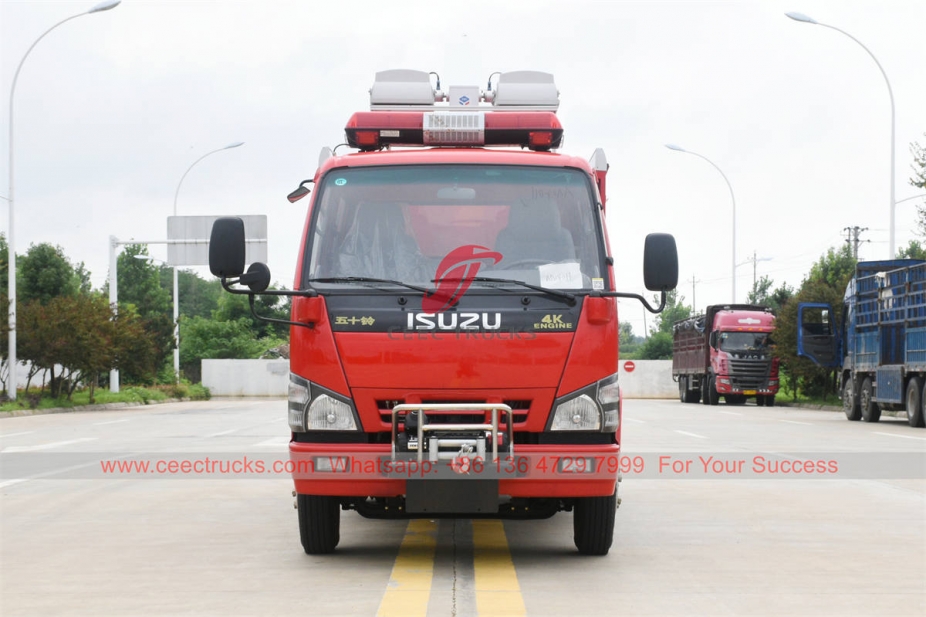 ISUZU lighting fire truck