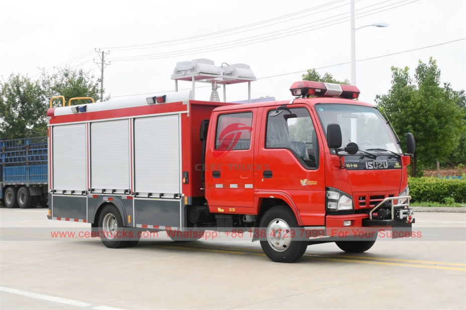 ISUZU lighting fire truck