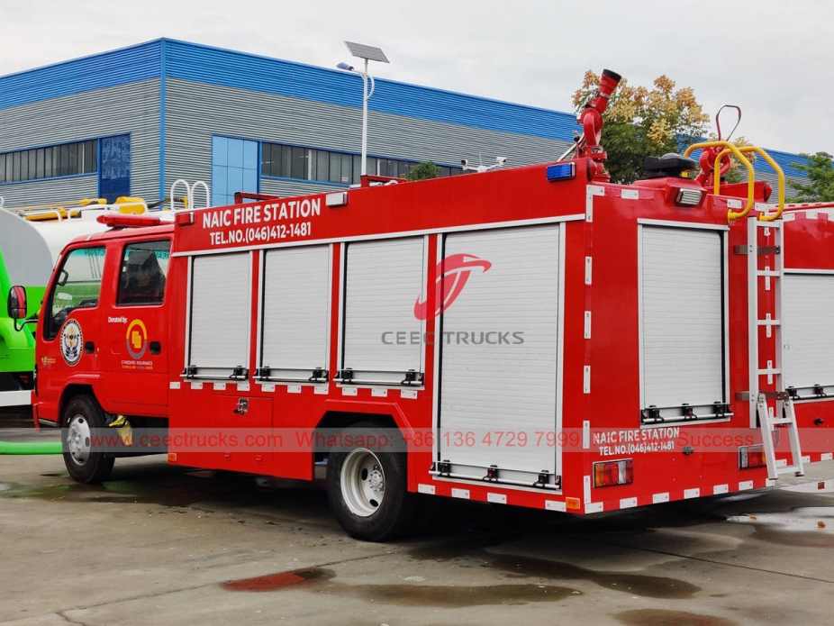 ISUZU 6 wheeler fire truck