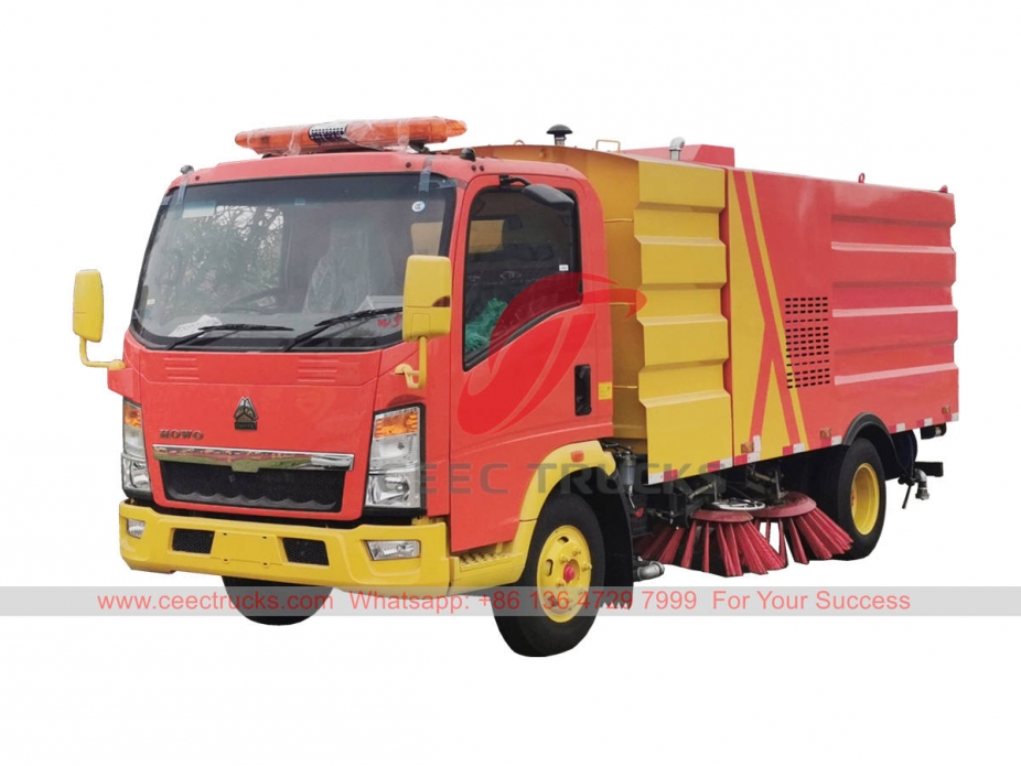 HOWO 5cbm road sweeper truck