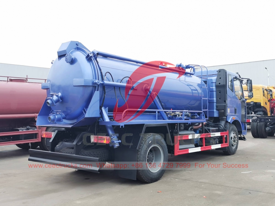 FAW 4×2 vacuum suction truck at best price