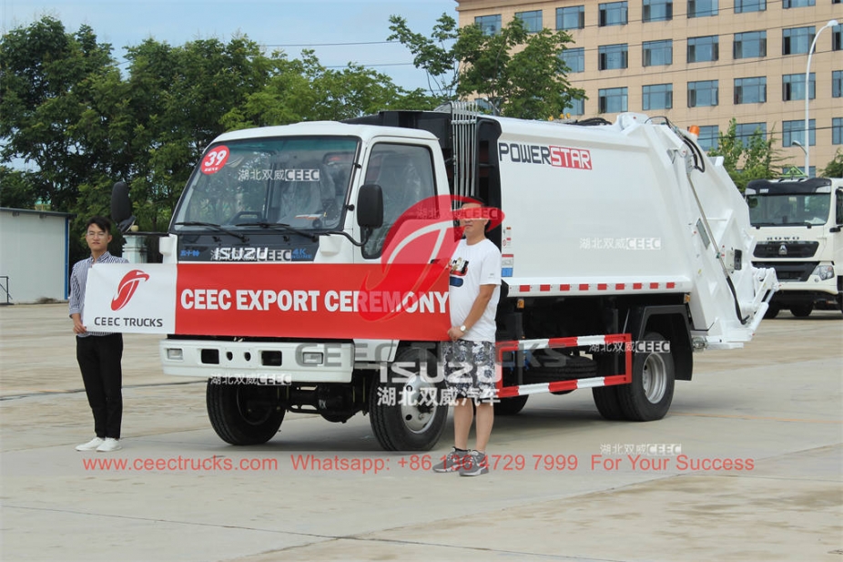 Brand new ISUZU 600P 4×4 off-road garbage compactor at best price