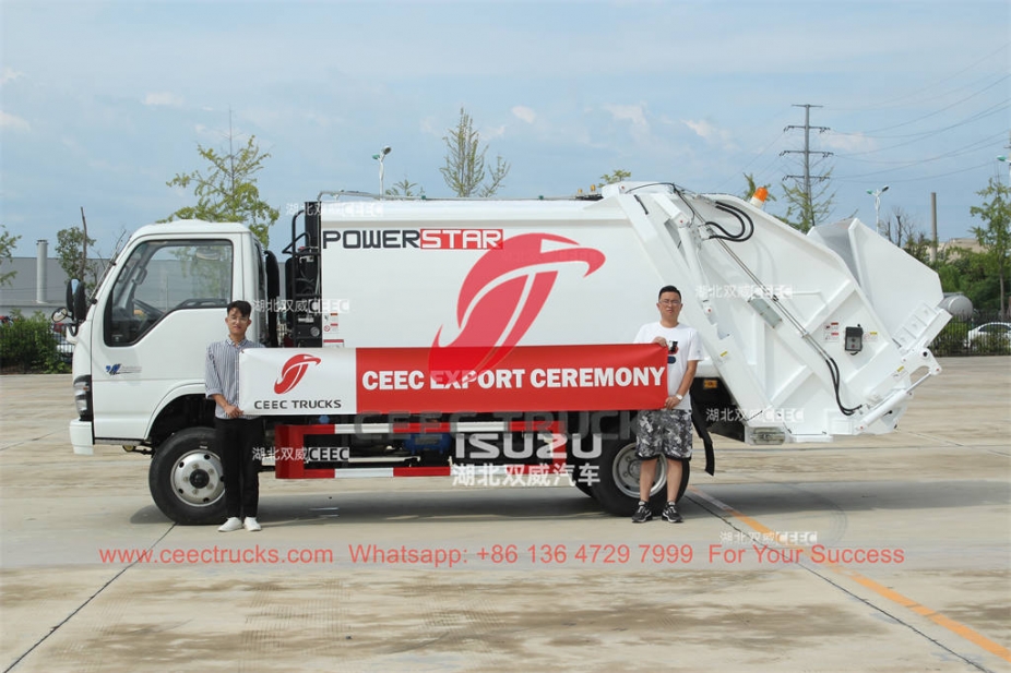 Brand new ISUZU 600P 4×4 off-road garbage compactor at best price