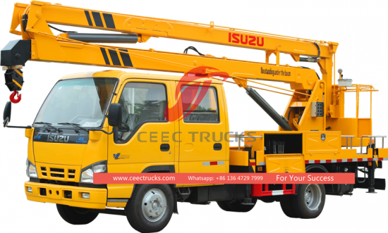 ISUZU 18 meters aerial platform truck – CEEC Trucks