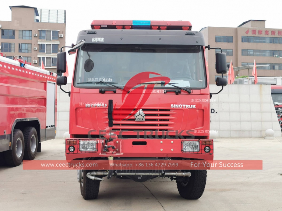 HOWO 6×6 off-road fire engine at best price