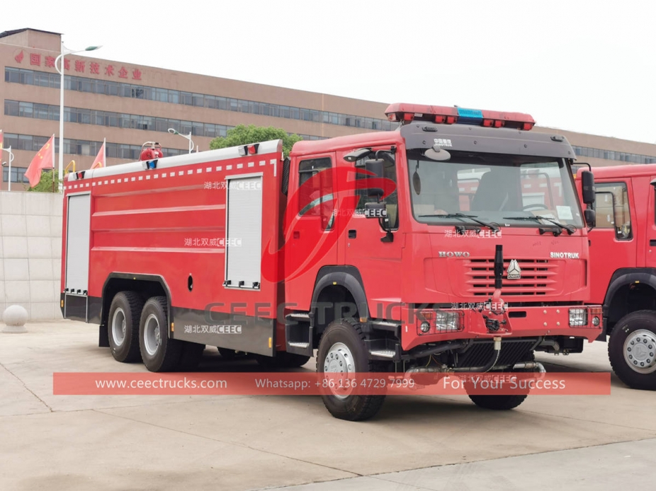 HOWO 6×6 off-road fire engine at best price