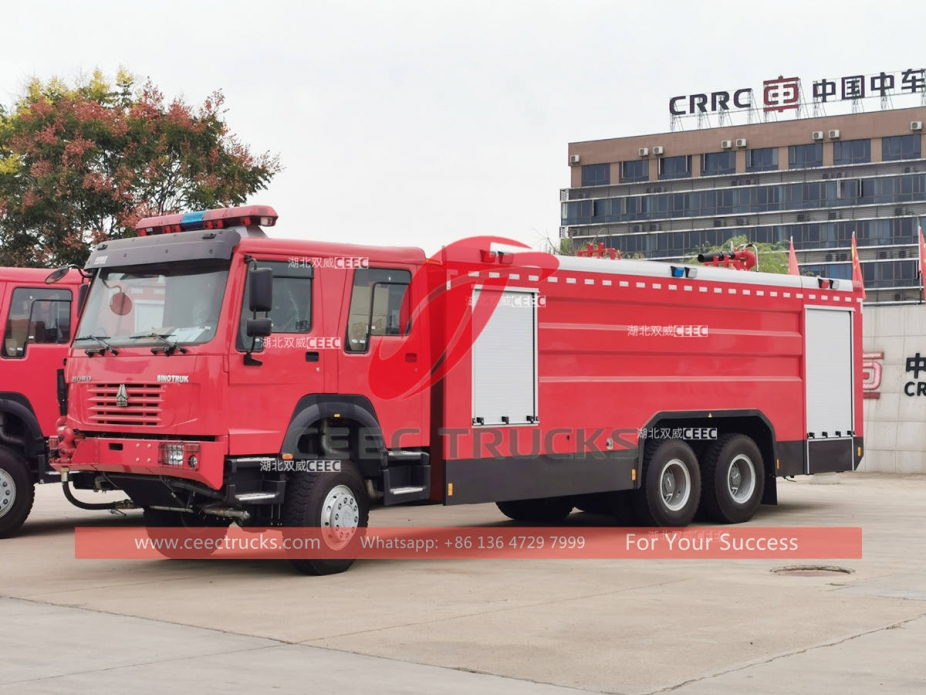 HOWO 6×6 off-road fire engine at best price