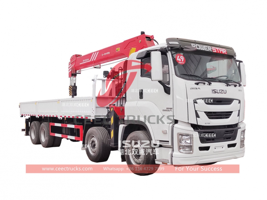 Brand new ISUZU GIGA 12 wheeler crane truck Palfinger SPS25000