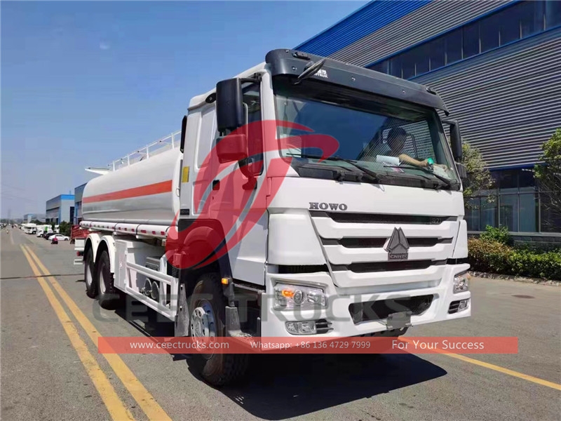 howo 20 cbm fuel tanker truck supplier