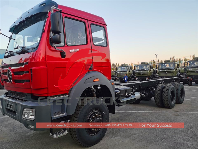 congo beiben 6 wheel drive cargo truck