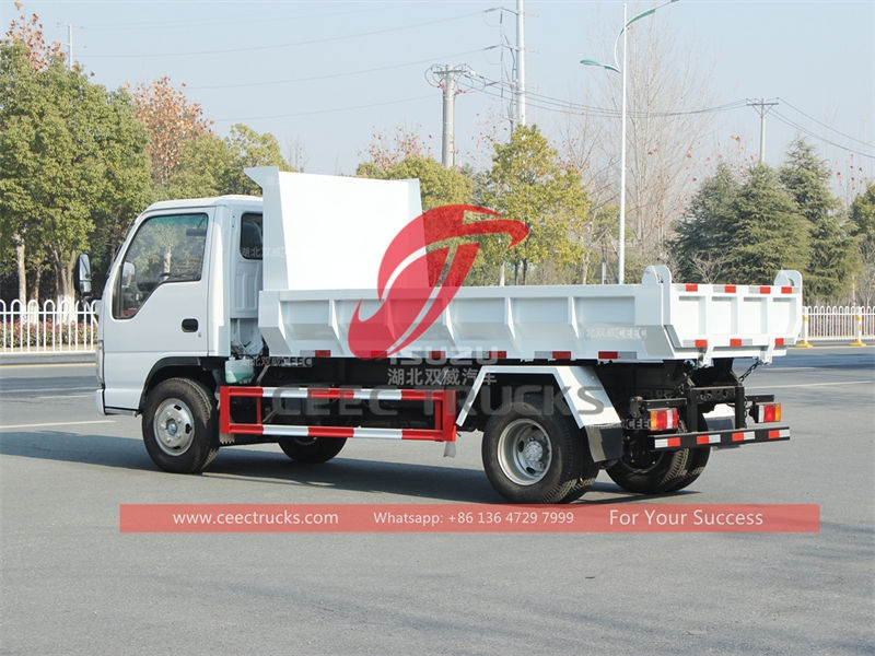 Best price ISUZU 4×2 small tipper truck