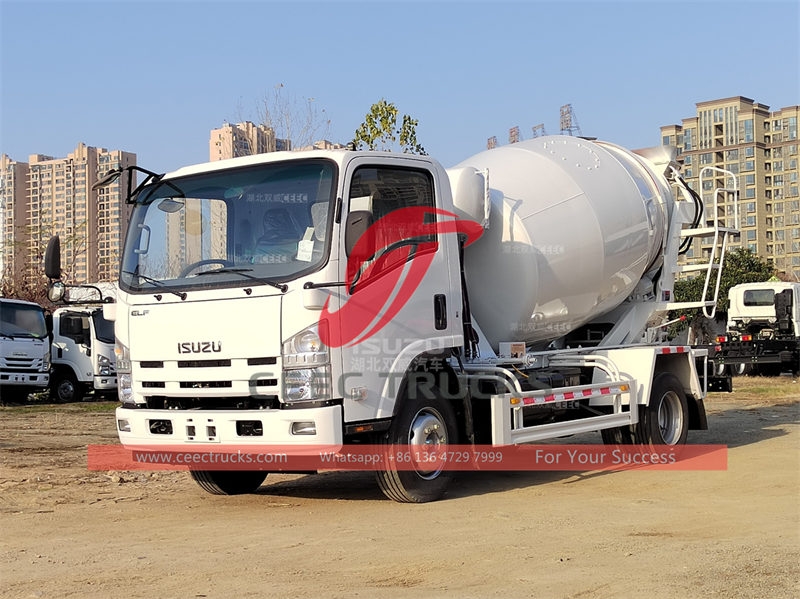 ISUZU ELF 700P small mixer truck for sale