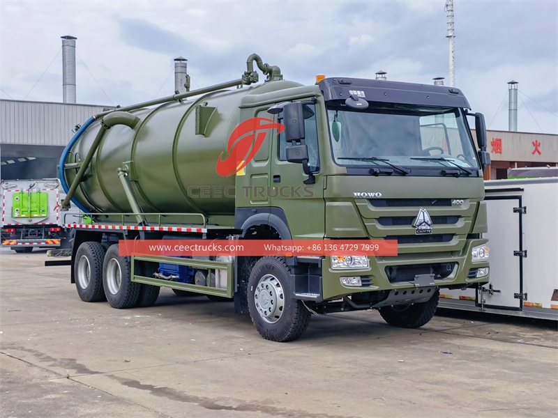 SINOTRUK 25m3 Vacuum Sewage Suction trucks with best price