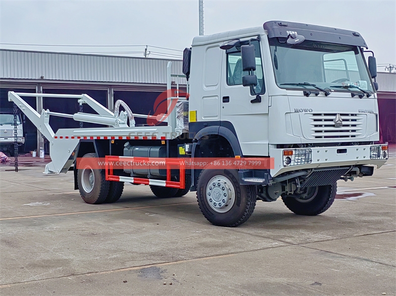 SINOTRUK 10CBM Skip Loader truck to Africa