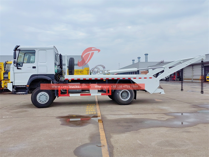 SINOTRUK 10CBM Skip Loader truck to Africa