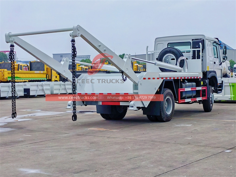 SINOTRUK 10CBM Skip Loader truck to Africa