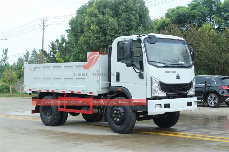 5 tons 4x2 HOWO Tipper Truck Dump Trucks made in China