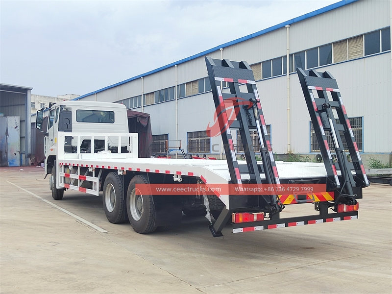 HOWO 400HP flatbed transport truck made in China