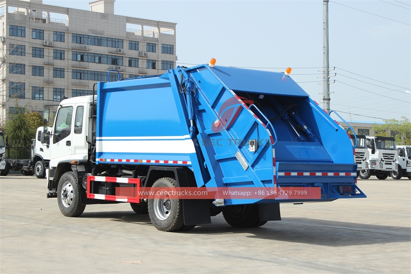 Japan ISUZU 16 CBM garbage compactor truck made in China