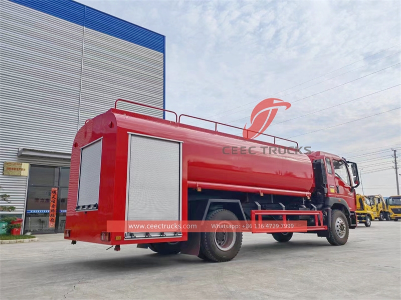 HOWO fire fighting 8,000L water tank truck with factory direct sale