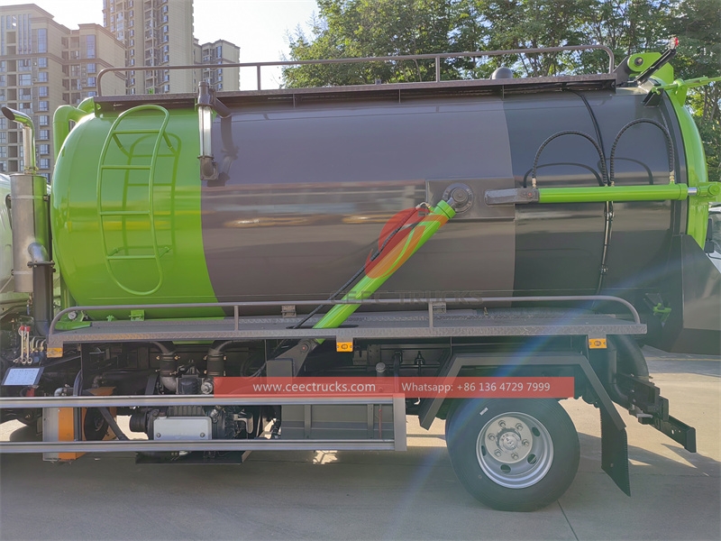 ISUZU NPR 4x2 Vacuum Tank Truck made in China