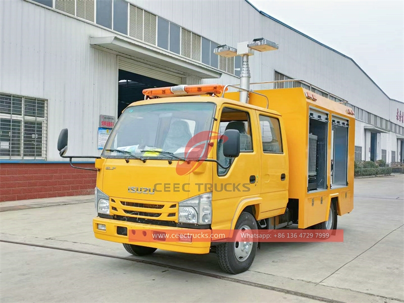 ISUZU NKR Fire emergency lighting truck made in China