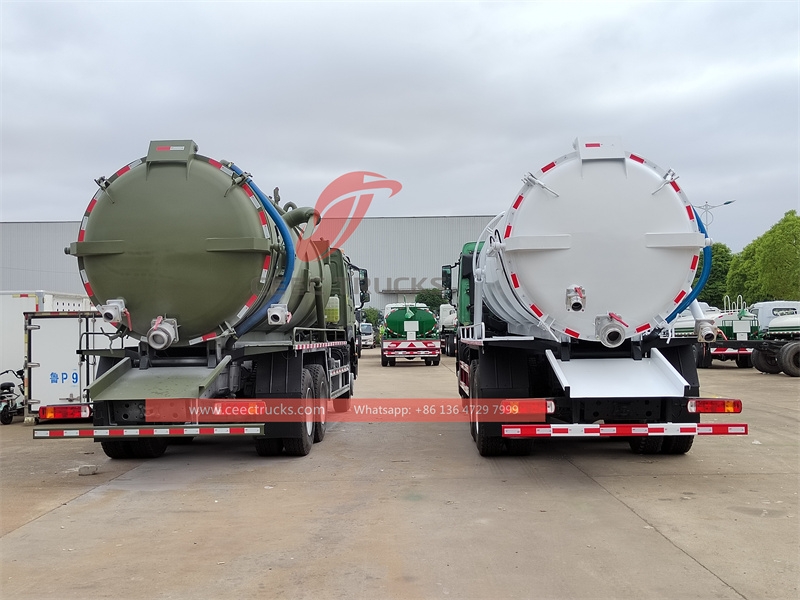 SINOTRUK 20m3 Vacuum Sewage Suction trucks with factory direct sale