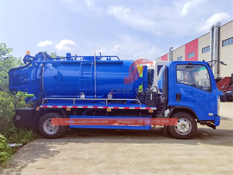 ISUZU NPR 190hp Vacuum Tank Truck made in China