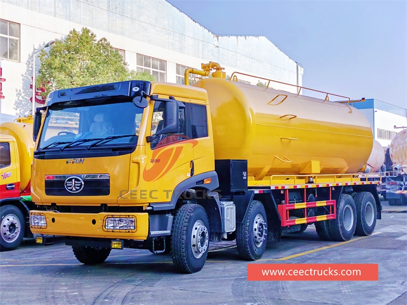 FAW RHD 8x4 Vacuum Sewage Suction Tanker Truck For sale