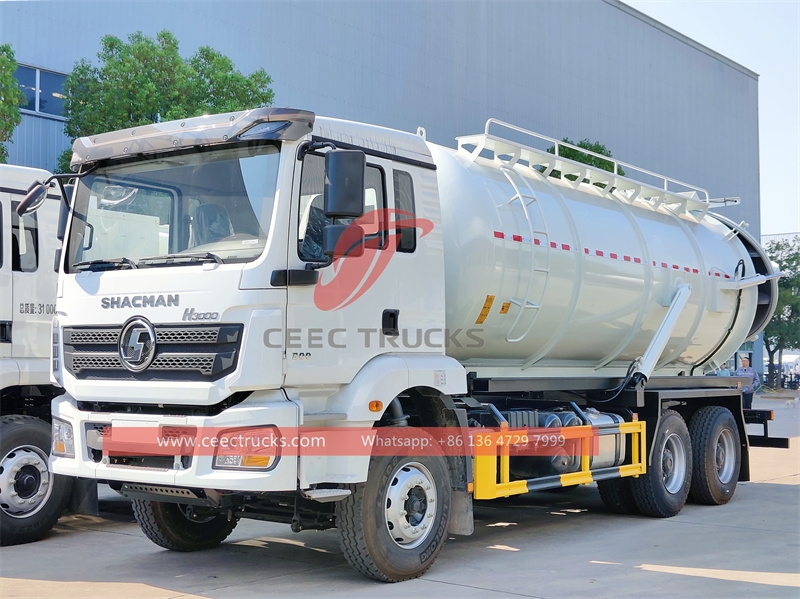 Shacman H3000 20m3 6000 gallon vacuum tanker trucks