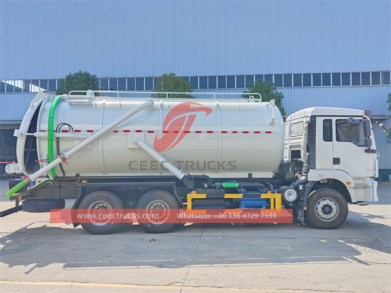 Shacman H3000 20m3 6000 gallon vacuum tanker trucks