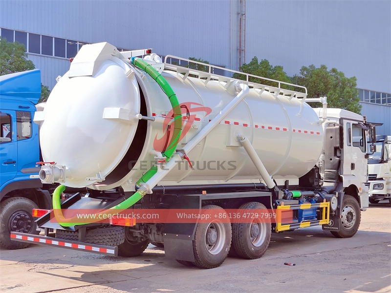 Shacman H3000 20m3 6000 gallon vacuum tanker trucks