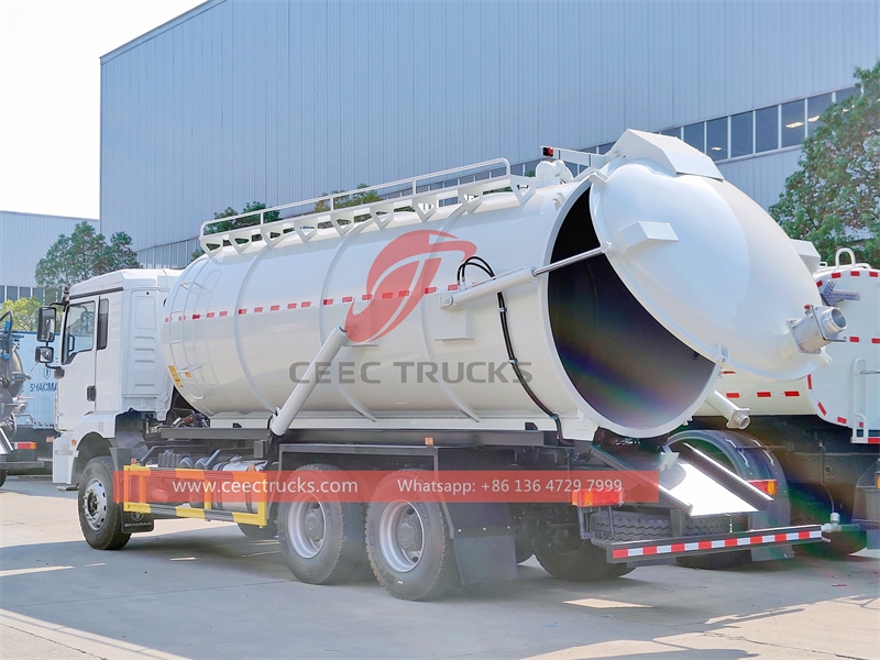 Shacman H3000 20m3 6000 gallon vacuum tanker trucks