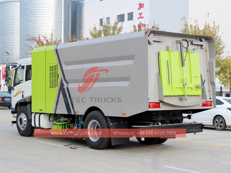 Faw RHD vacuum sweeping truck with factory direct sale