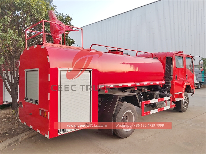 Howo 4x4 drive fire engine with factory direct sale