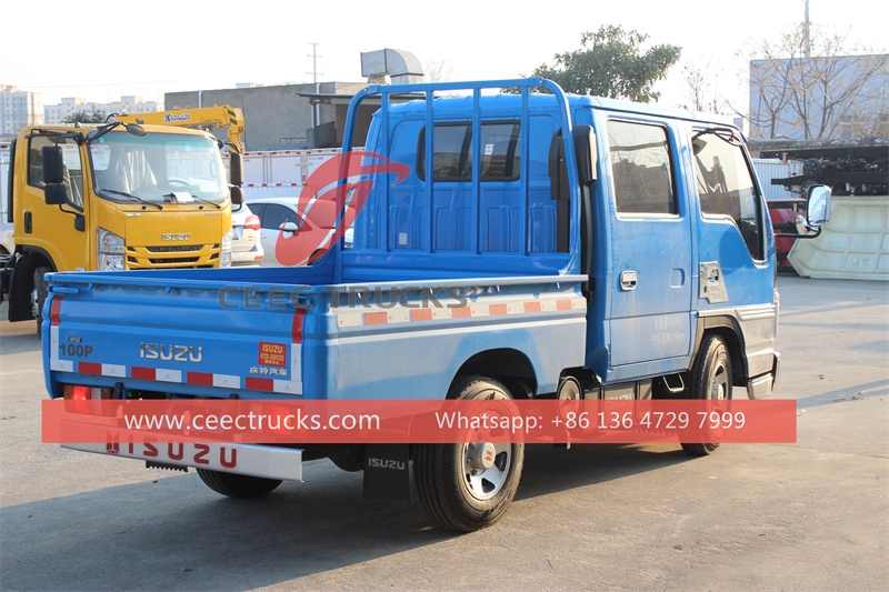 Isuzu mini double cabin cargo truck made in China