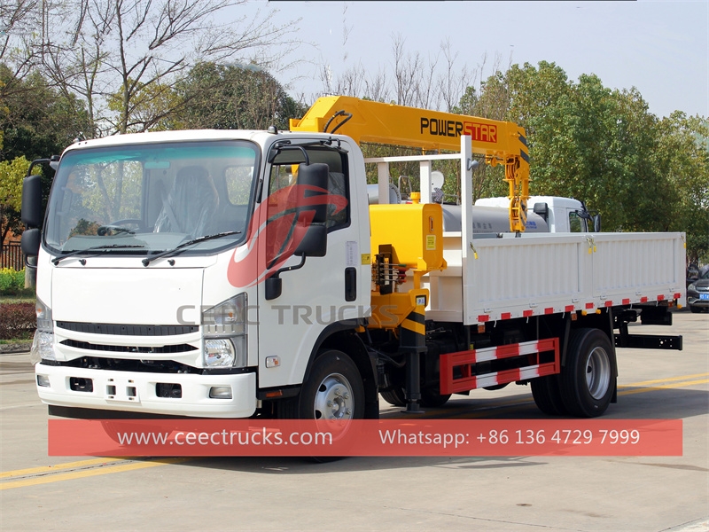 ISUZU 700P 5tons Crane Truck made in China best factory