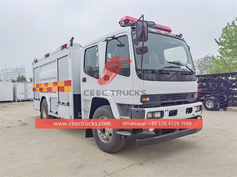 Isuzu FTR 8CBM fire fighting truck with factory direct sale