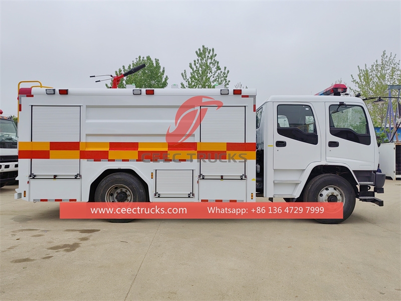 Isuzu FTR 8CBM fire fighting truck with factory direct sale