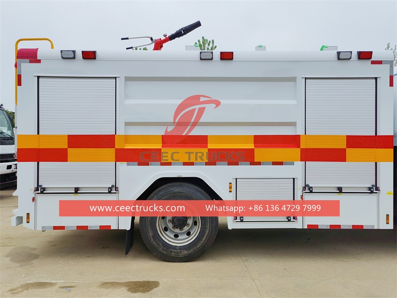 Isuzu FTR 8CBM fire fighting truck with factory direct sale