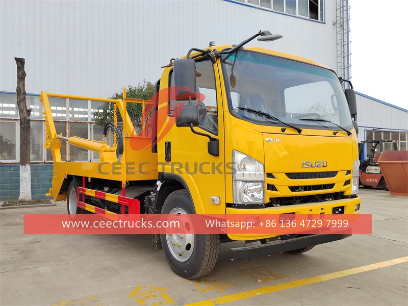 ISUZU NPR 6cbm skip refuse garbage truck