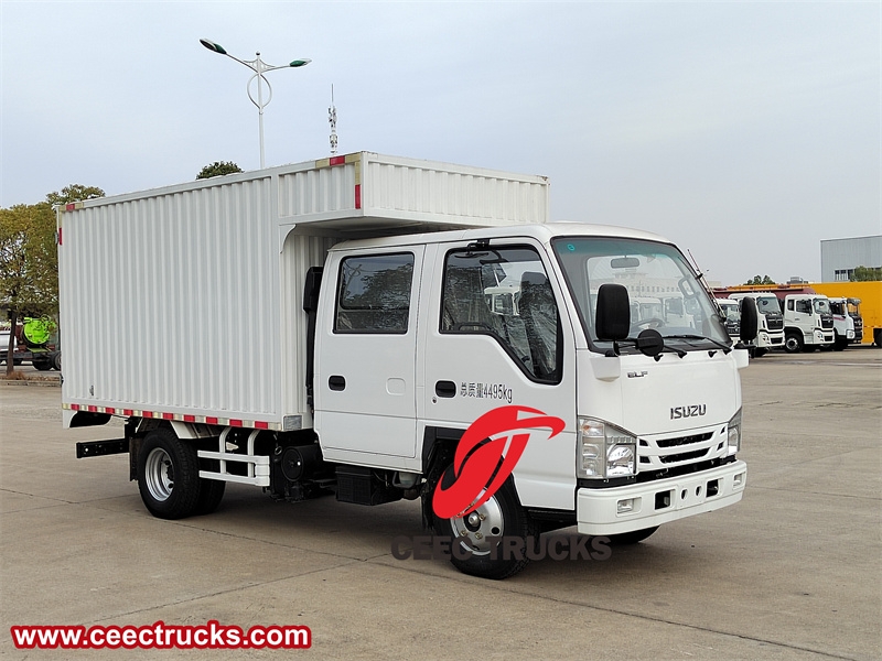 Isuzu 100P double row van truck