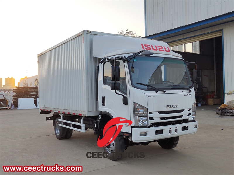 Dry Freight Box Trucks made by Isuzu