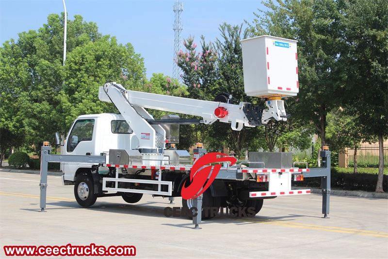 Single Man Basket Manlifter Truck Isuzu