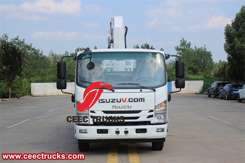 ISUZU 700P crane truck with aerial bucket made in China best factory