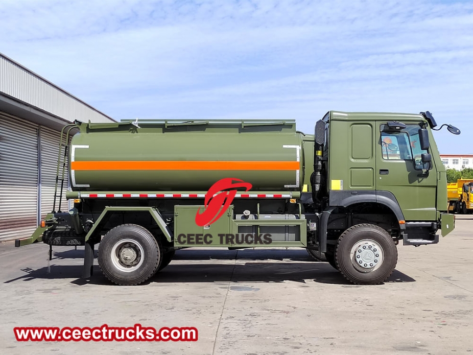 Howo 4x4-Antrieb, militärischer mobiler Diesel-Bowser