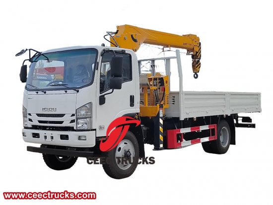 Isuzu 3 Ton Stiff boom crane truck – CEEC Trucks