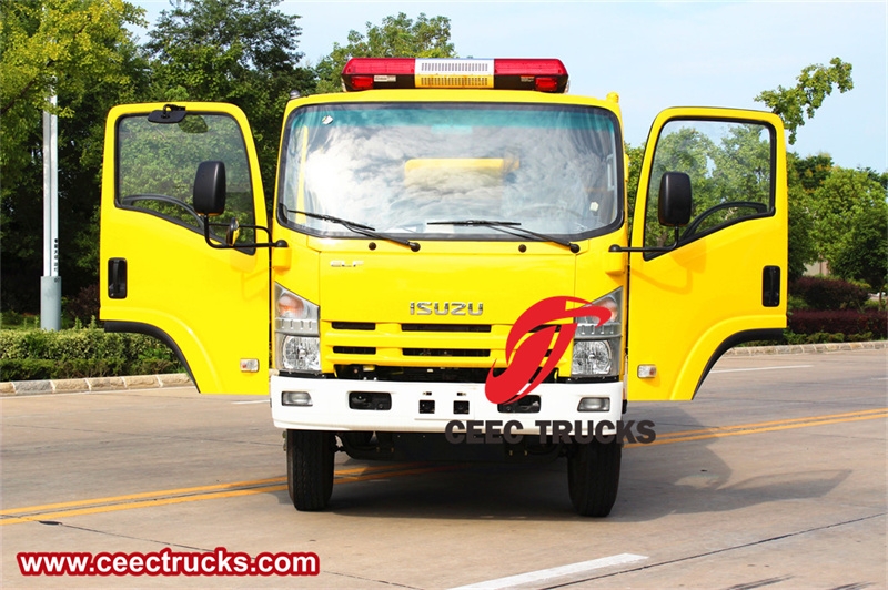 Isuzu diesel engine police fire truck